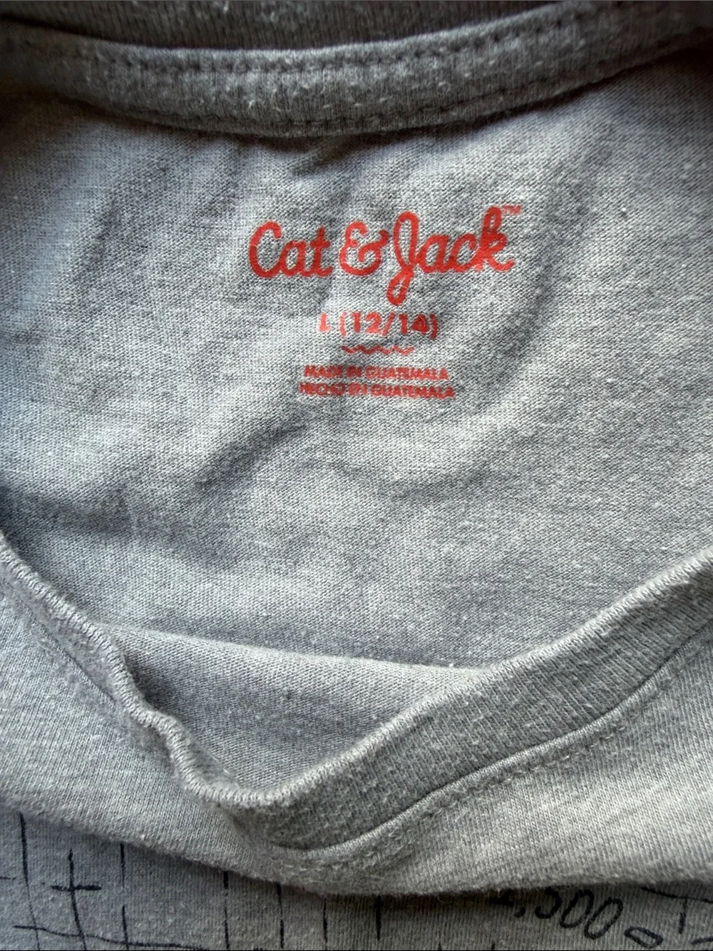 Cat & Jack Gray Tee with Aqua and Purple Monster Truck Graphic